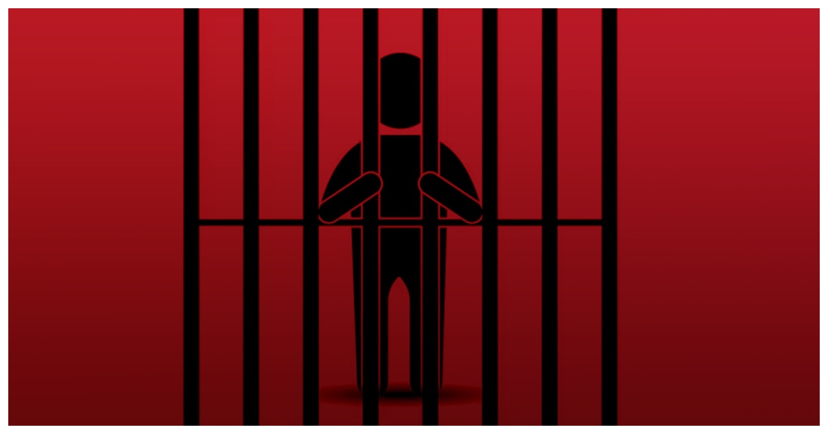 দোষী সাব্যস্ত ব্যক্তির কারাদণ্ডের প্রতীকী চিত্র। গ্রাফিক্স: টিবিএন